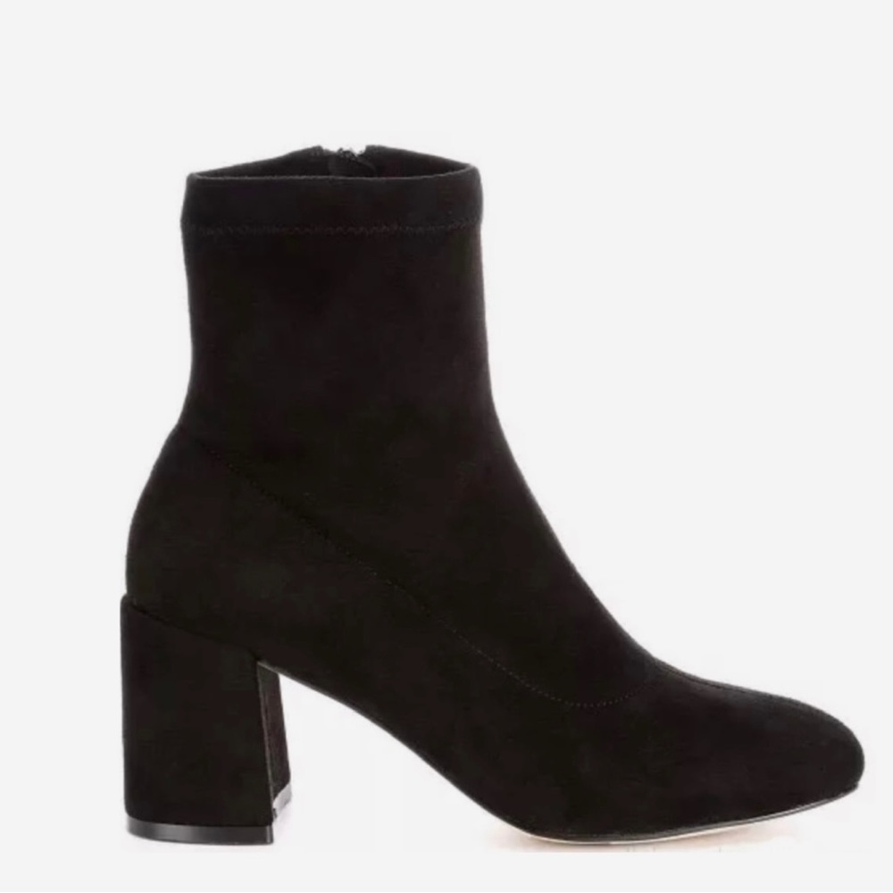 Steve Madden Darleena Faux Suede Ankle Bootie Boots Black Size 8